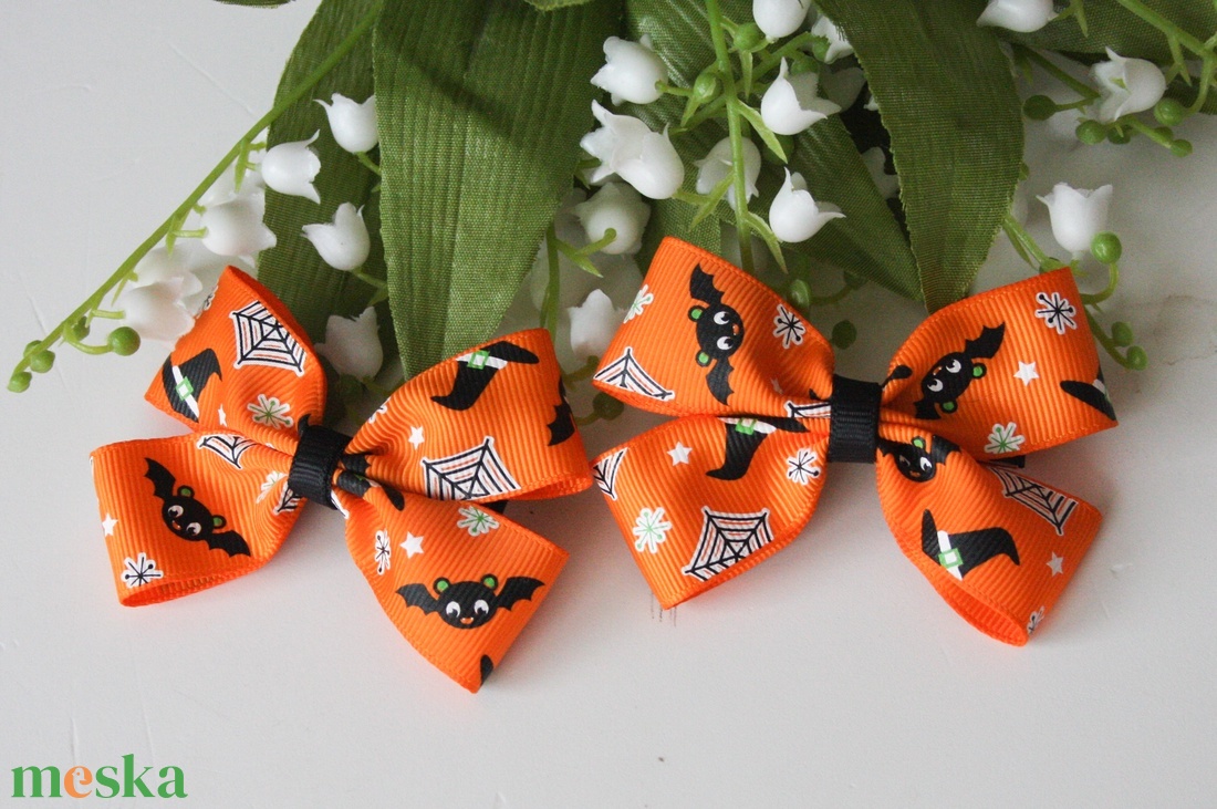 Narancssárga masnis hajcsat Halloweenre - otthon & életmód - dekoráció - halloween - halloweeni jelmez és kiegészítők - Meska.hu Narancssárga masnis hajcsat Halloweenre - otthon & életmód - dekoráció - halloween - halloweeni jelmez és kiegészítők - Meska.hu