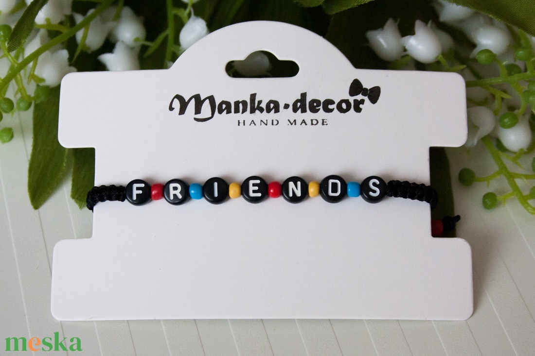 Fonott makramé karkötő - Friends - Jó barátok - ékszer - karkötő - fonott karkötő - Meska.hu Fonott makramé karkötő - Friends - Jó barátok - ékszer - karkötő - fonott karkötő - Meska.hu