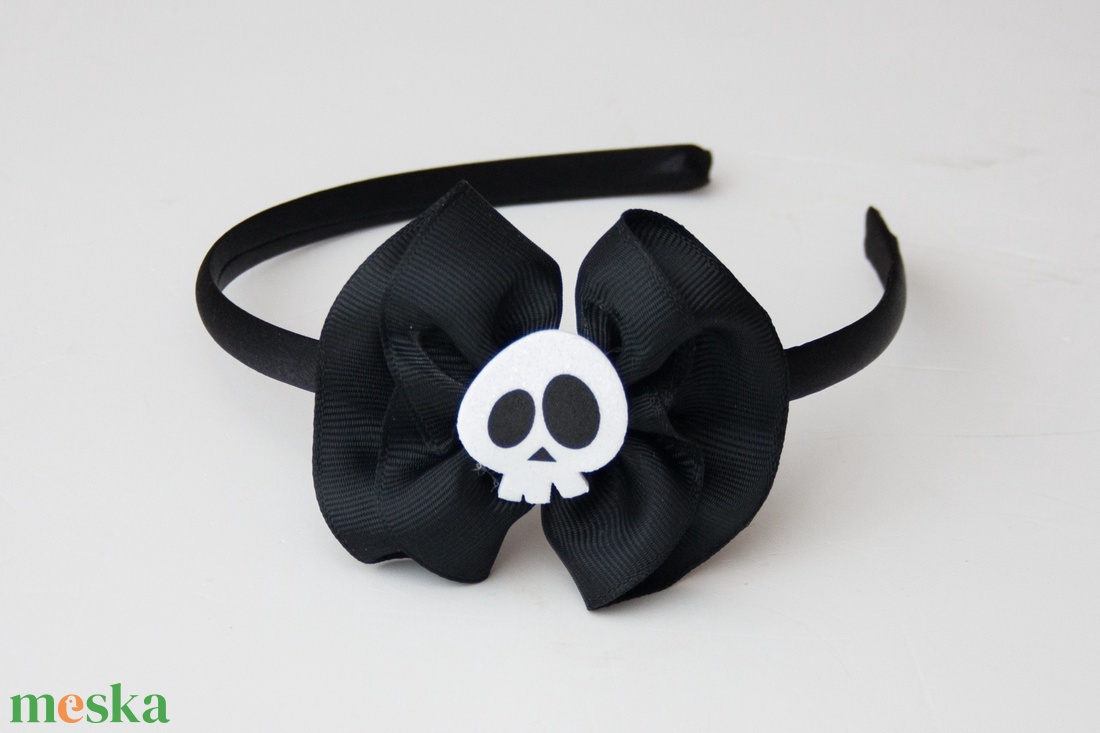Masnis hajpánt hajráf Halloween fekete - ruha & divat - hajdísz & hajcsat - hajráf & hajpánt - Meska.hu