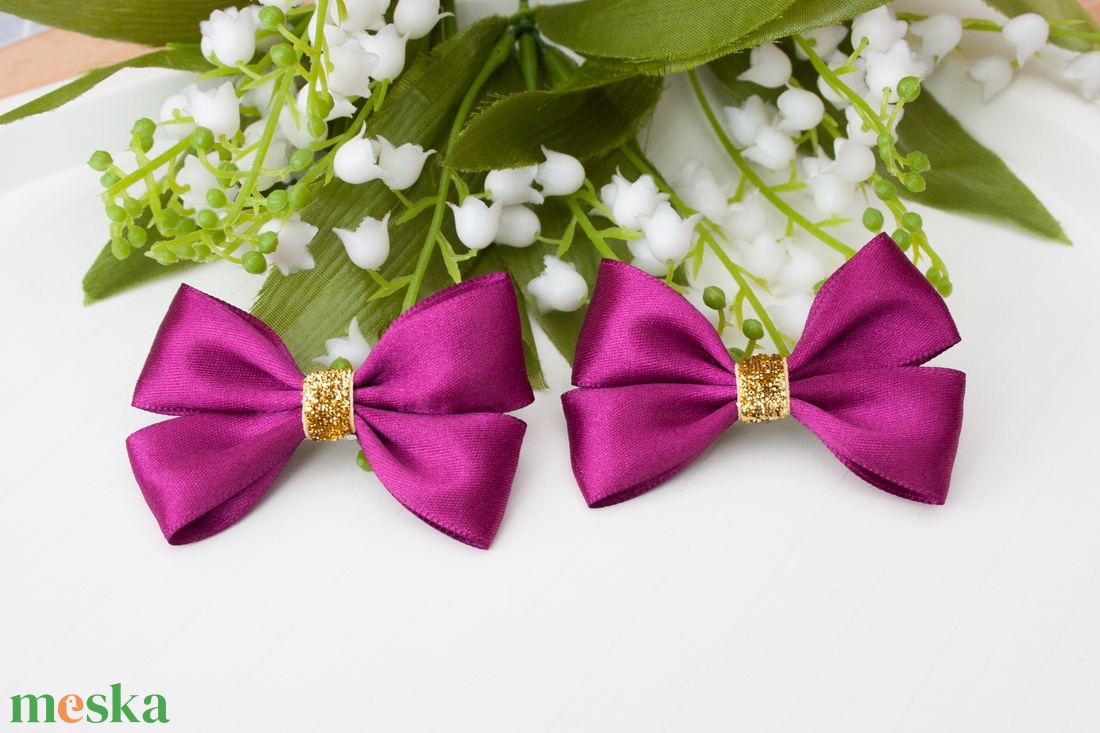 Masnis hajcsat - Lila - ruha & divat - hajdísz & hajcsat - hajcsat & hajtű - Meska.hu