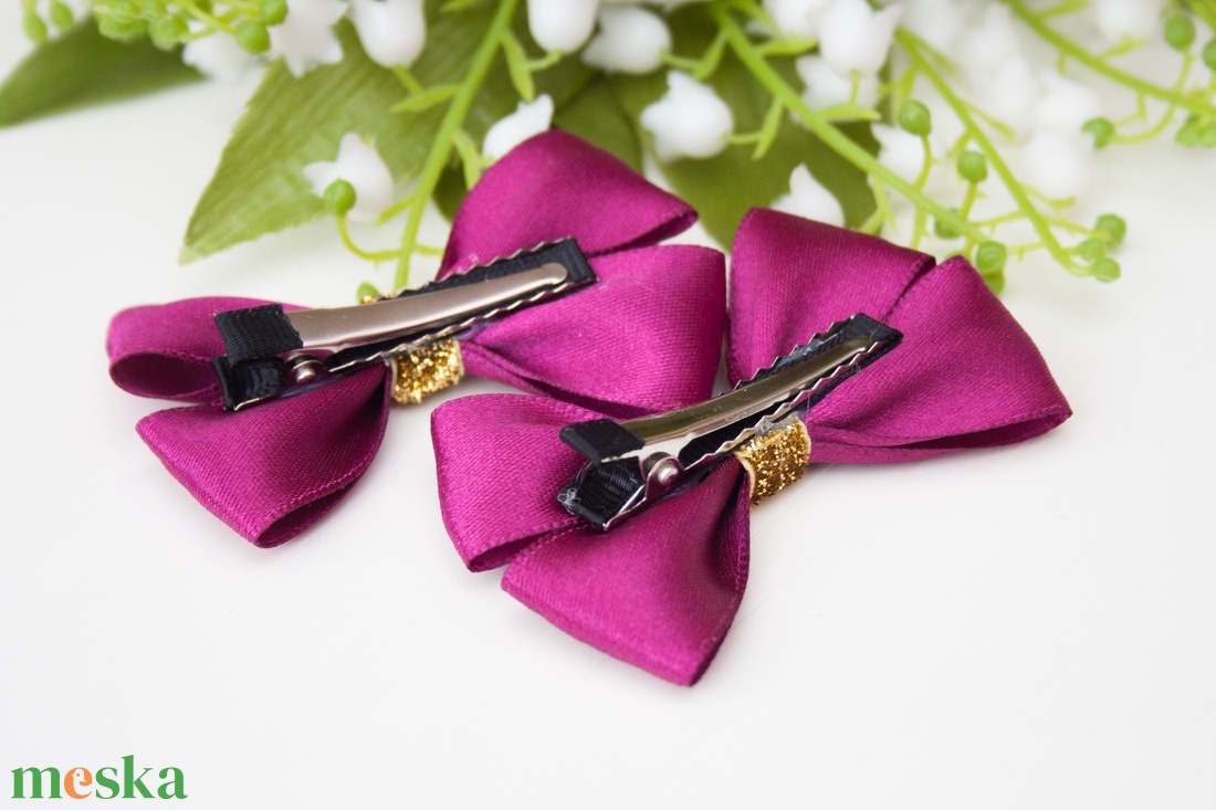 Masnis hajcsat - Lila - ruha & divat - hajdísz & hajcsat - hajcsat & hajtű - Meska.hu