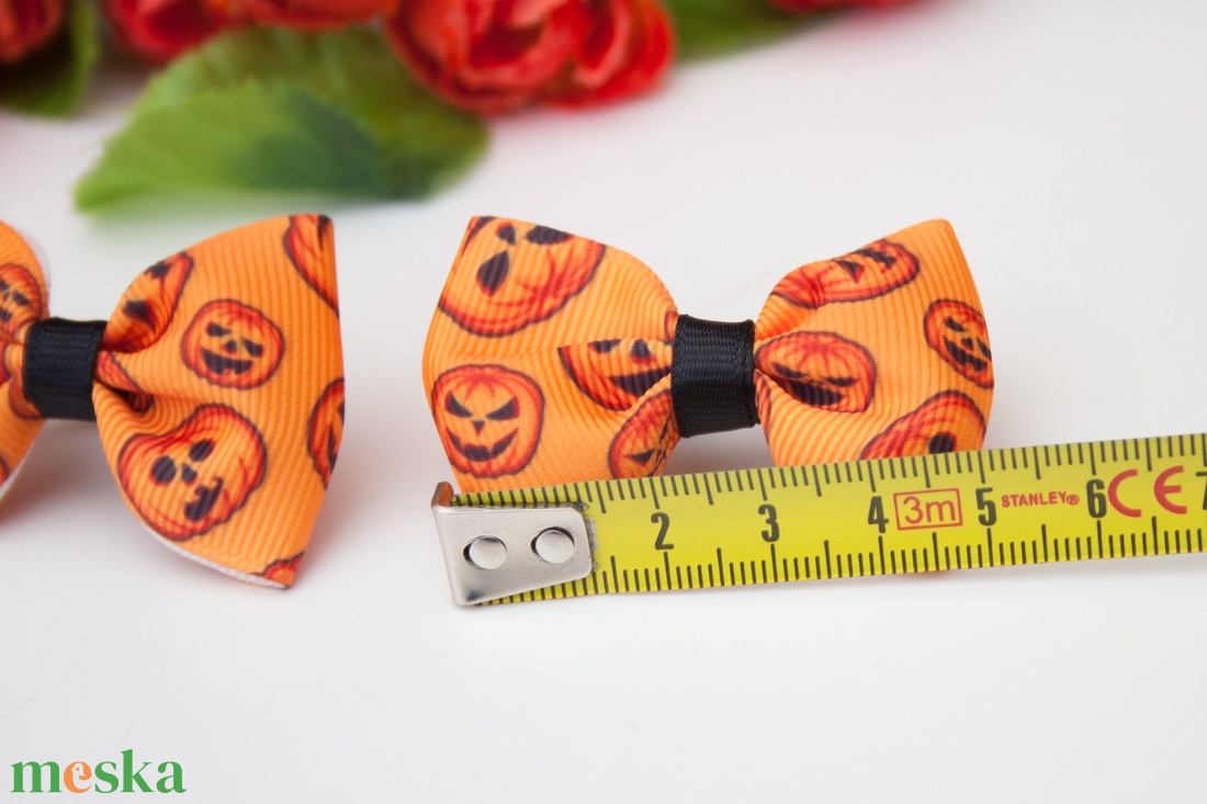 Masnis hajgumi - Narancssárga Halloween - ruha & divat - hajdísz & hajcsat - hajgumi - Meska.hu