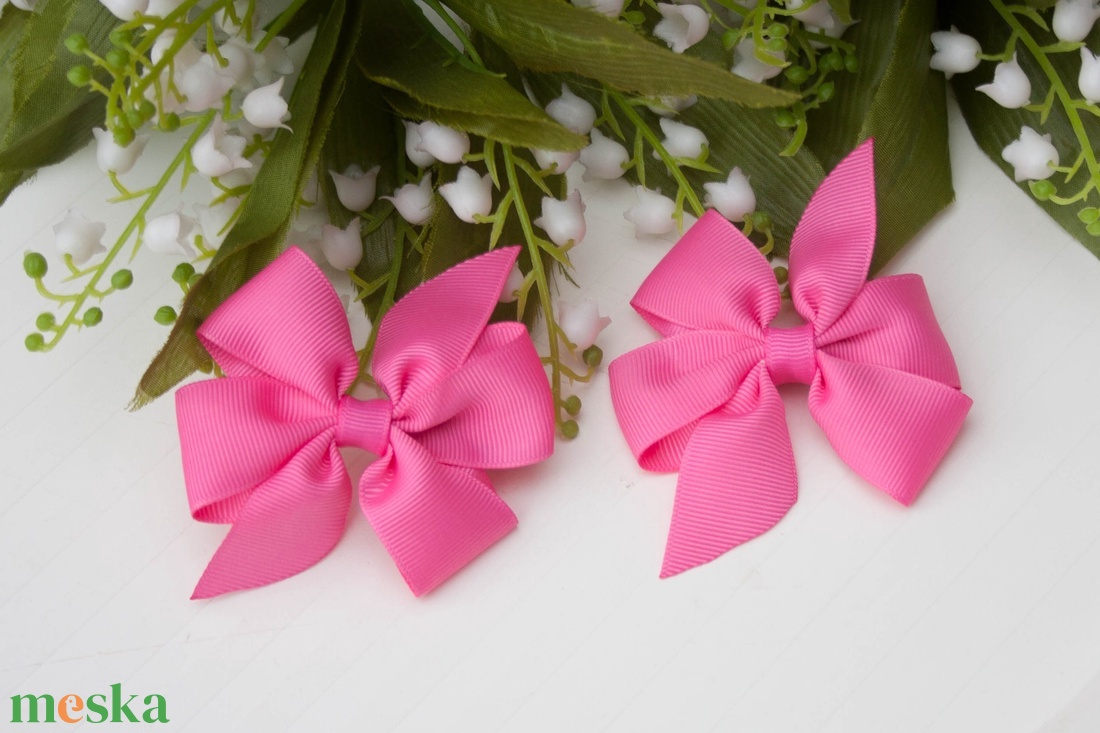 Masnis hajcsat - Rózsaszín - ruha & divat - hajdísz & hajcsat - hajcsat & hajtű - Meska.hu