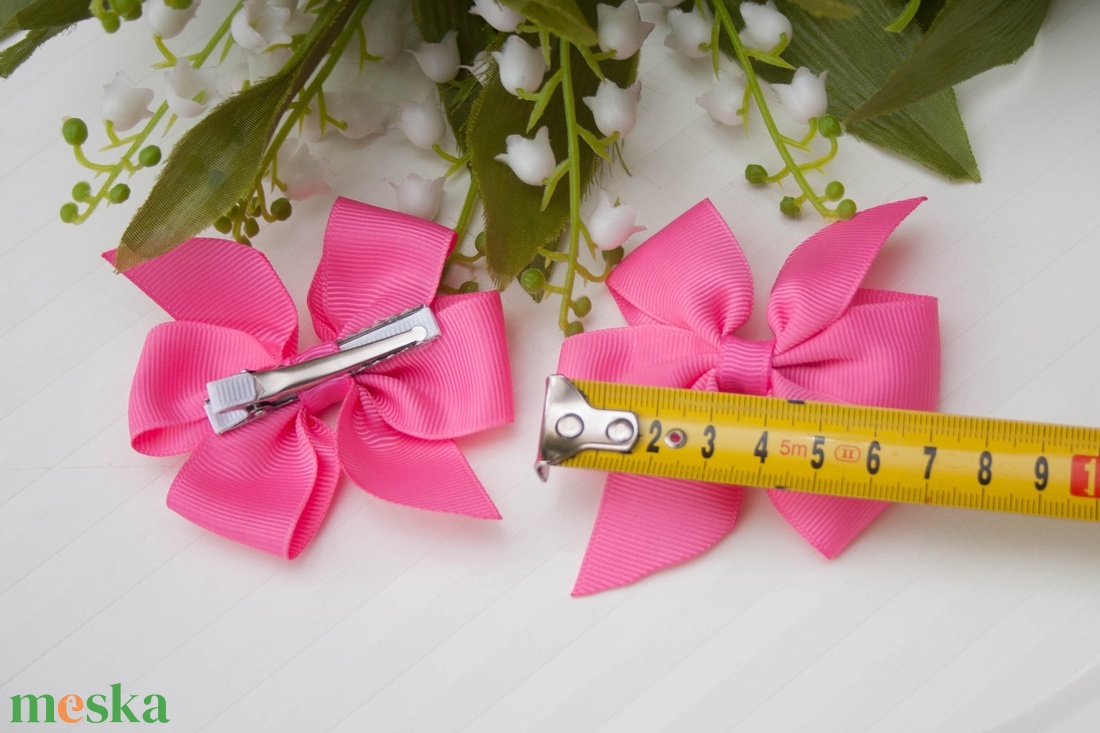 Masnis hajcsat - Rózsaszín - ruha & divat - hajdísz & hajcsat - hajcsat & hajtű - Meska.hu