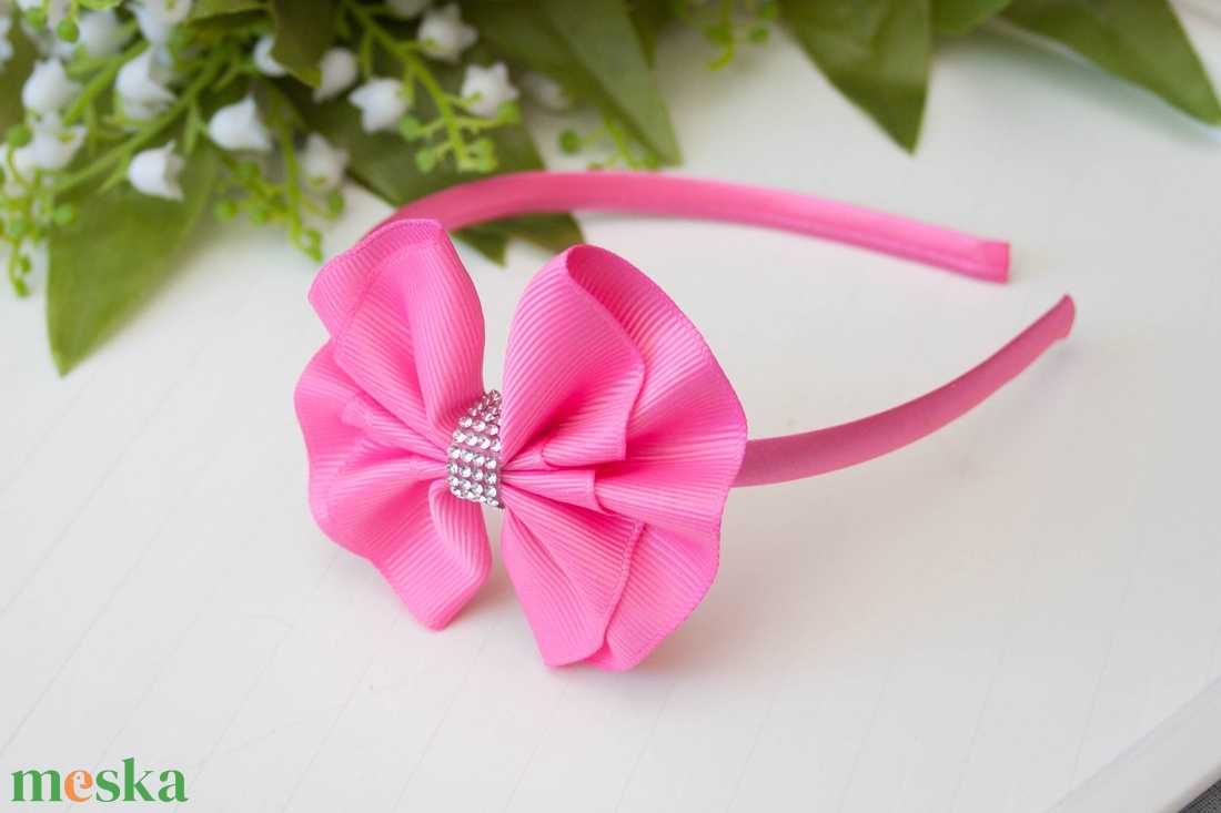 Masnis hajpánt, hajráf - Pink - ruha & divat - hajdísz & hajcsat - hajráf & hajpánt - Meska.hu