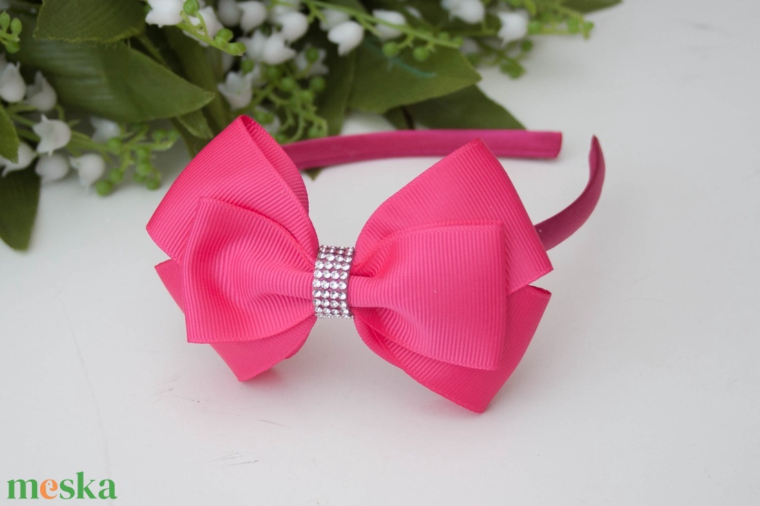 Masnis hajpánt, hajráf - Pink, magenta - ruha & divat - hajdísz & hajcsat - hajráf & hajpánt - Meska.hu