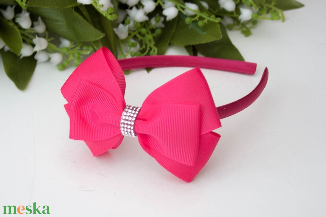 Masnis hajpánt, hajráf - Pink, magenta - ruha & divat - hajdísz & hajcsat - hajráf & hajpánt - Meska.hu