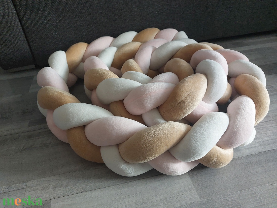Új fonott rácsvédő 360 cm  - otthon & életmód - babaszoba, gyerekszoba - rácsvédő & baldachin - Meska.hu