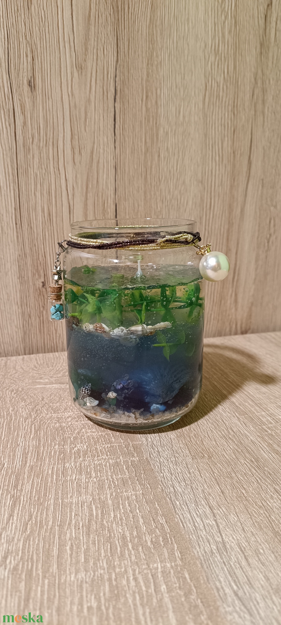 Buborékfény gyertya  - otthon & életmód - gyertya, illat, aroma - gyertya - Meska.hu