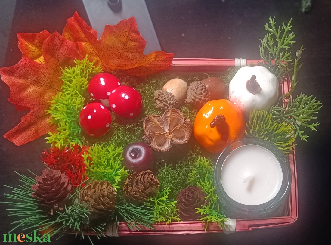 Őszi álom  - otthon & életmód - dekoráció - asztal és polc dekoráció - asztaldísz - Meska.hu