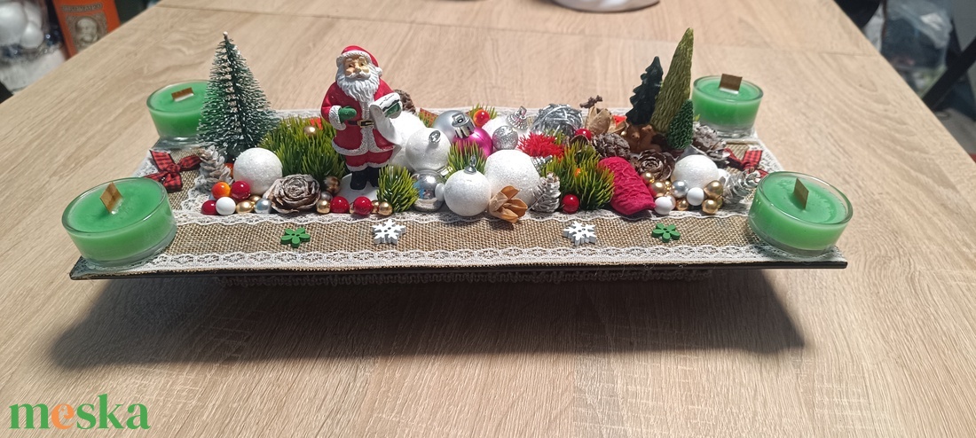 Manó varázs  - karácsony - adventi díszek - adventi ajtódísz - Meska.hu