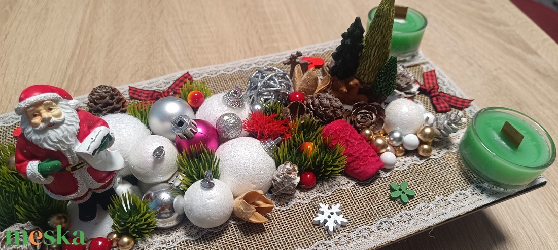 Manó varázs  - karácsony - adventi díszek - adventi ajtódísz - Meska.hu