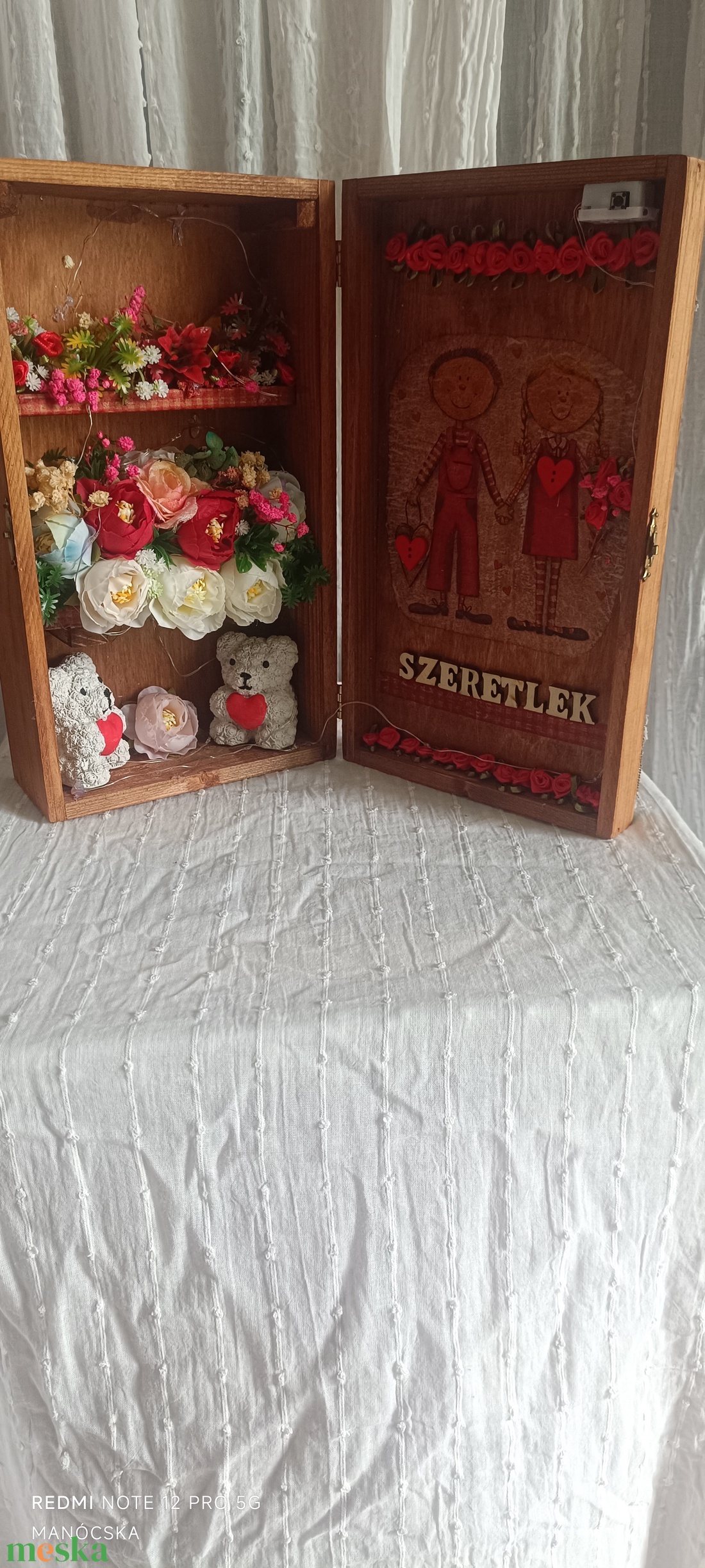 Szerelem doboz  - otthon & életmód - dekoráció - asztal és polc dekoráció - asztaldísz - Meska.hu