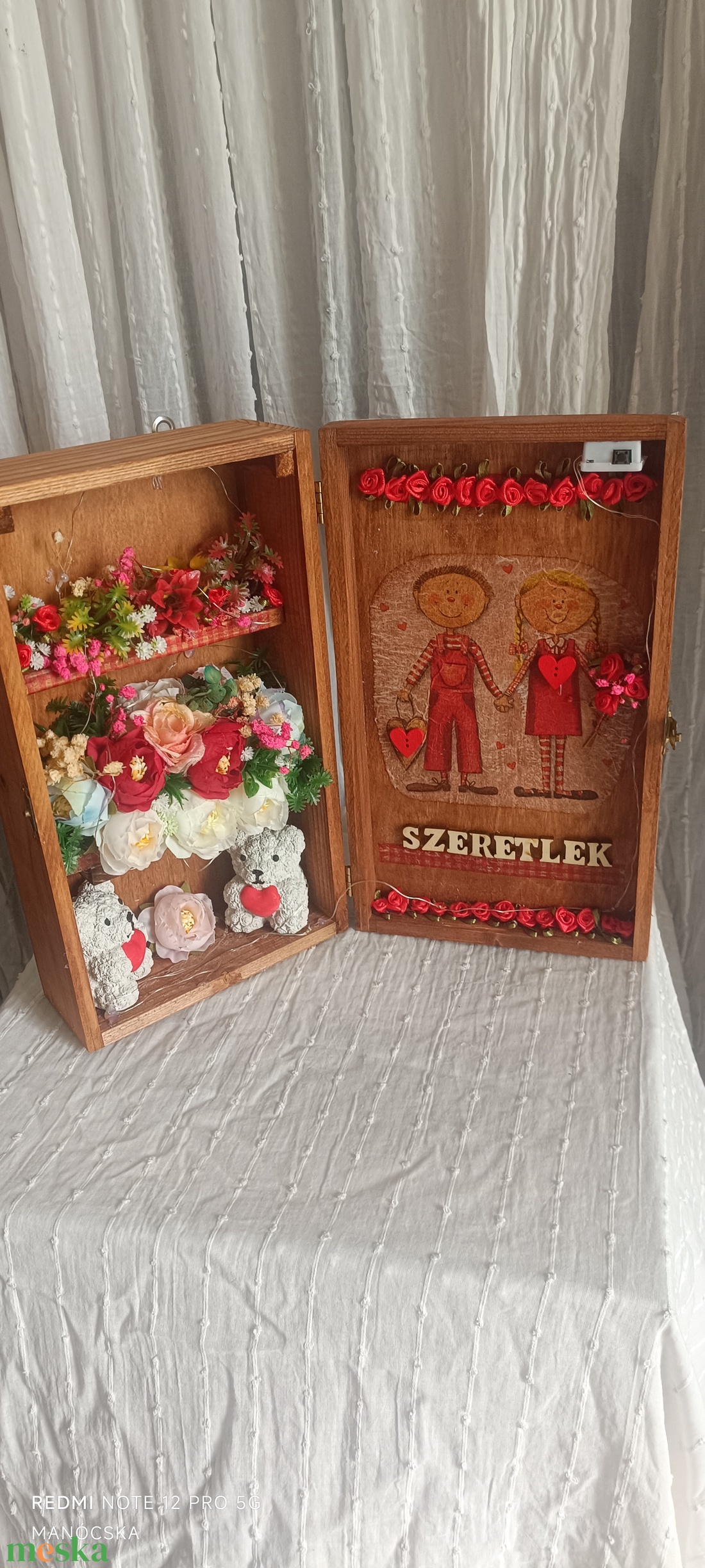 Szerelem doboz  - otthon & életmód - dekoráció - asztal és polc dekoráció - asztaldísz - Meska.hu