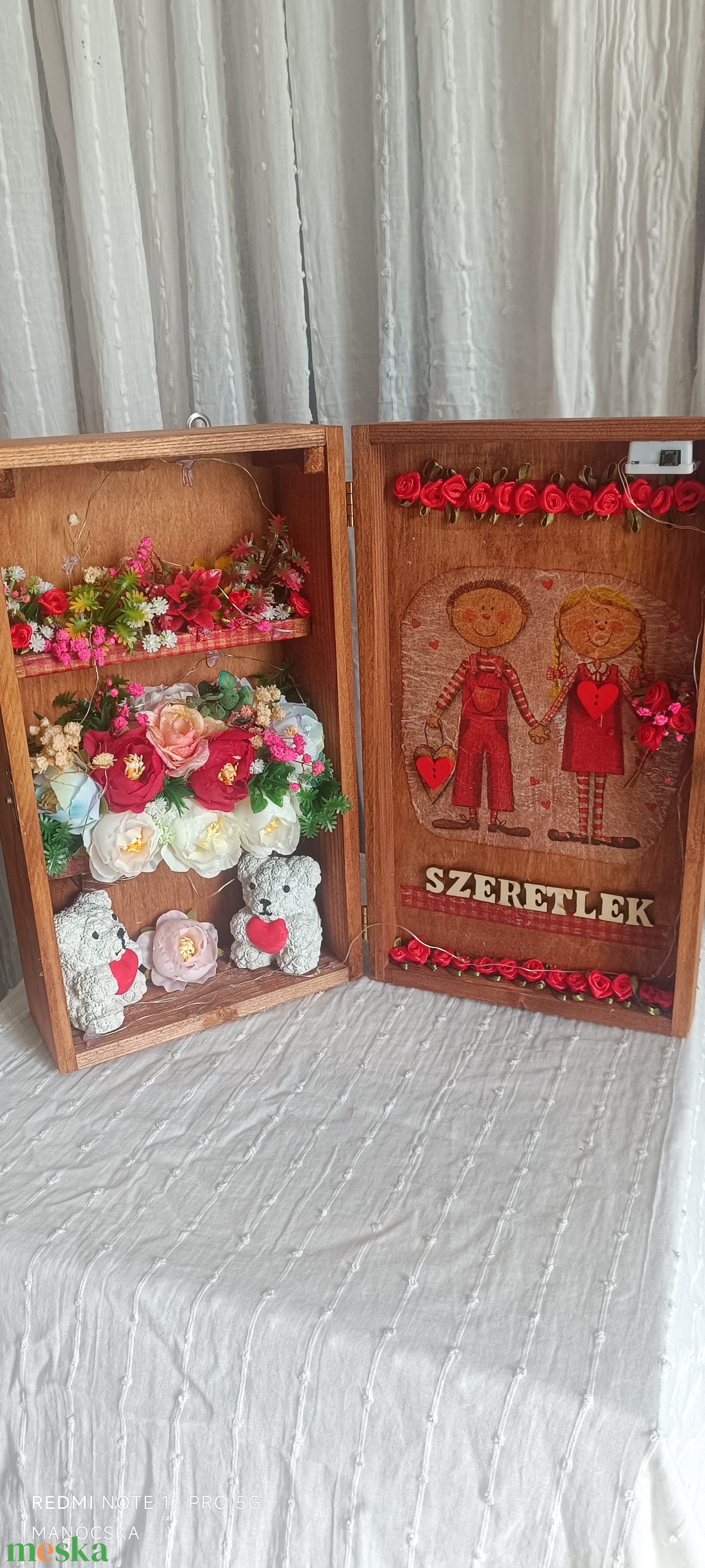 Szerelem doboz  - otthon & életmód - dekoráció - asztal és polc dekoráció - asztaldísz - Meska.hu