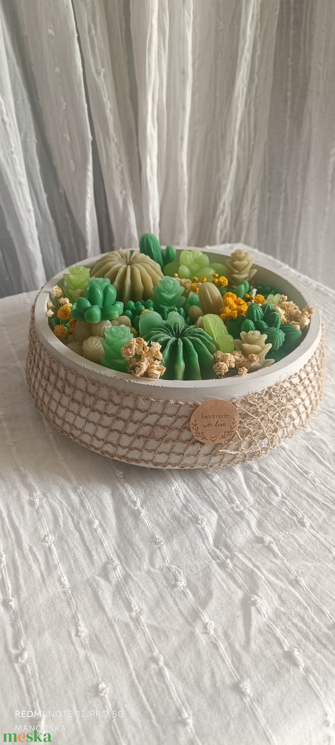 Mini sivatagi kert - otthon & életmód - gyertya, illat, aroma - gyertya - Meska.hu