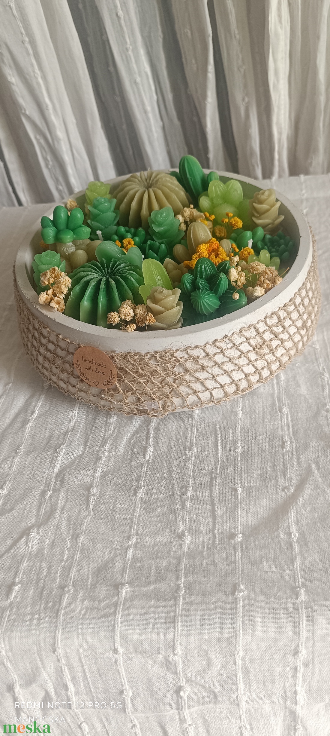 Mini sivatagi kert - otthon & életmód - gyertya, illat, aroma - gyertya - Meska.hu