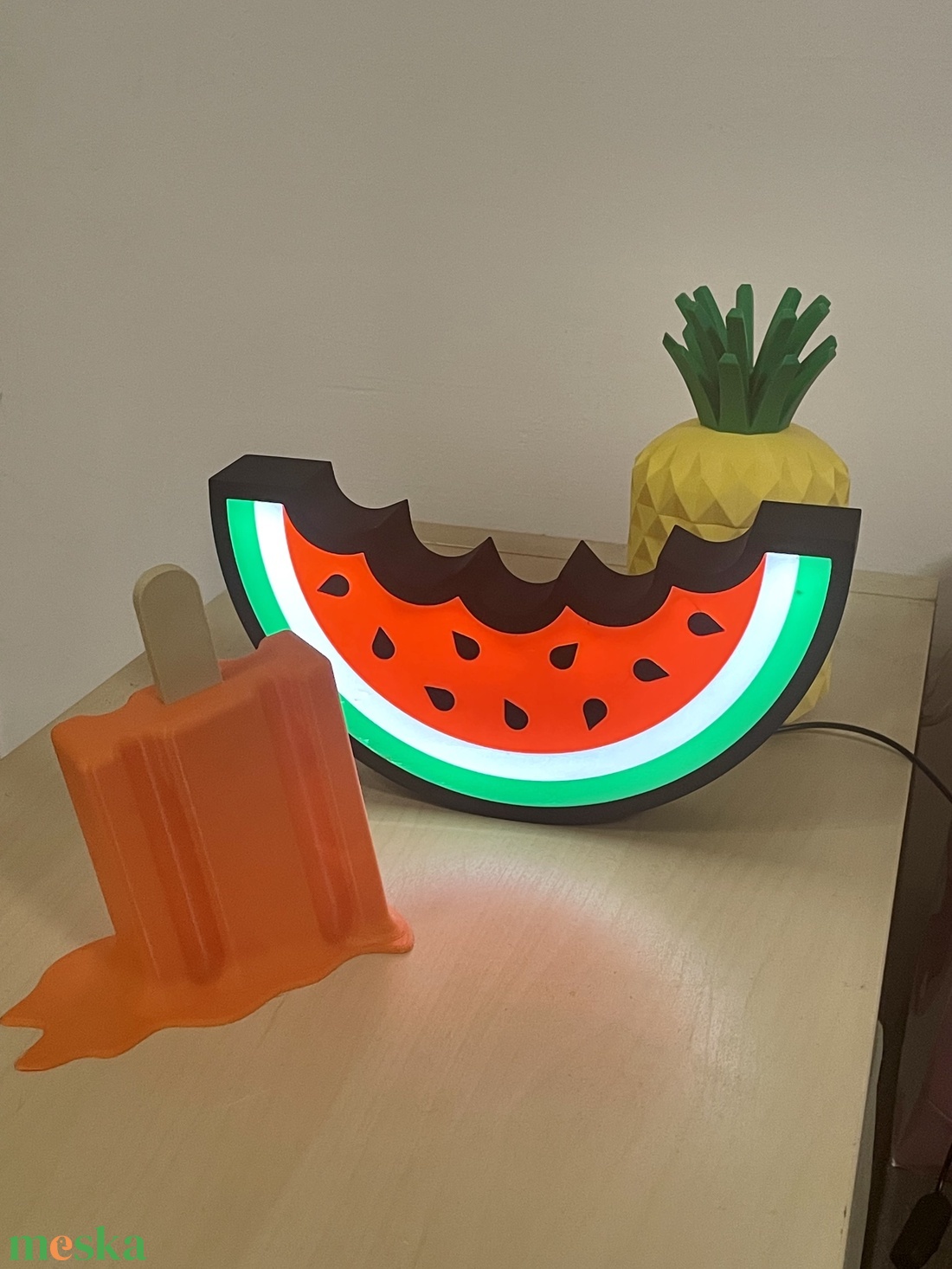 Görögdinnye formájú LED lámpa - otthon & életmód - lámpa - hangulatlámpa - Meska.hu Görögdinnye formájú LED lámpa - otthon & életmód - lámpa - hangulatlámpa - Meska.hu