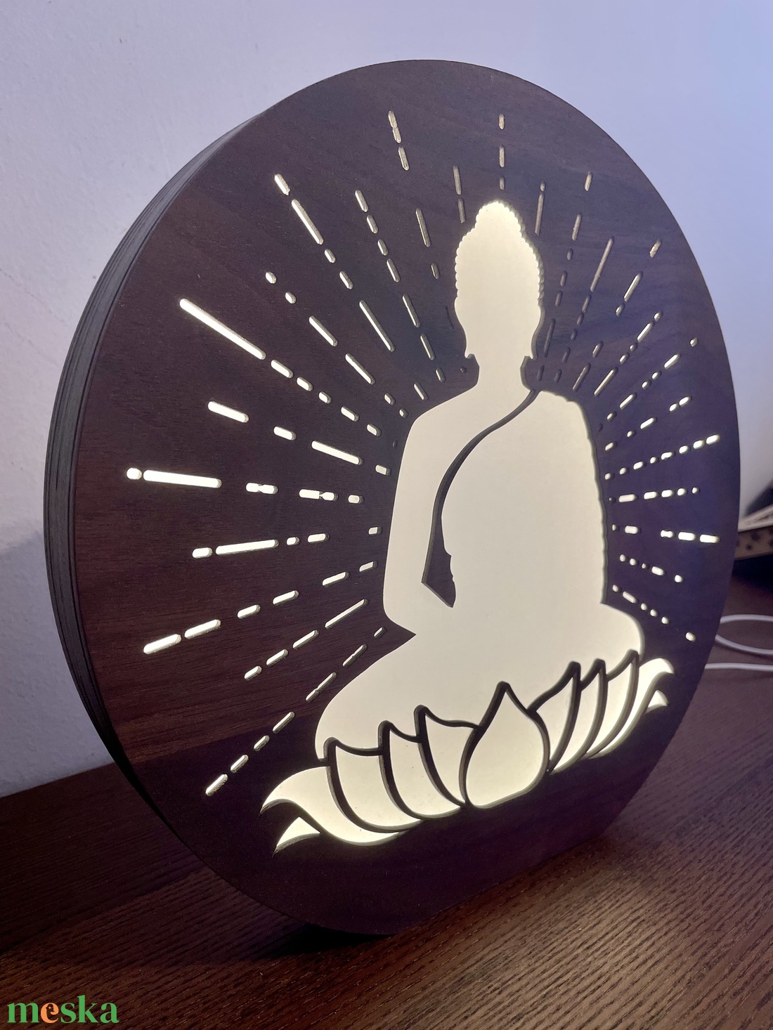 Buddha - Lézervágott fa lámpa keleti motívummal, meleg fehér LED világítással és fényerőszabályzós kapcsolóval - otthon & életmód - lámpa - hangulatlámpa - Meska.hu Buddha - Lézervágott fa lámpa keleti motívummal, meleg fehér LED világítással és fényerőszabályzós kapcsolóval - otthon & életmód - lámpa - hangulatlámpa - Meska.hu