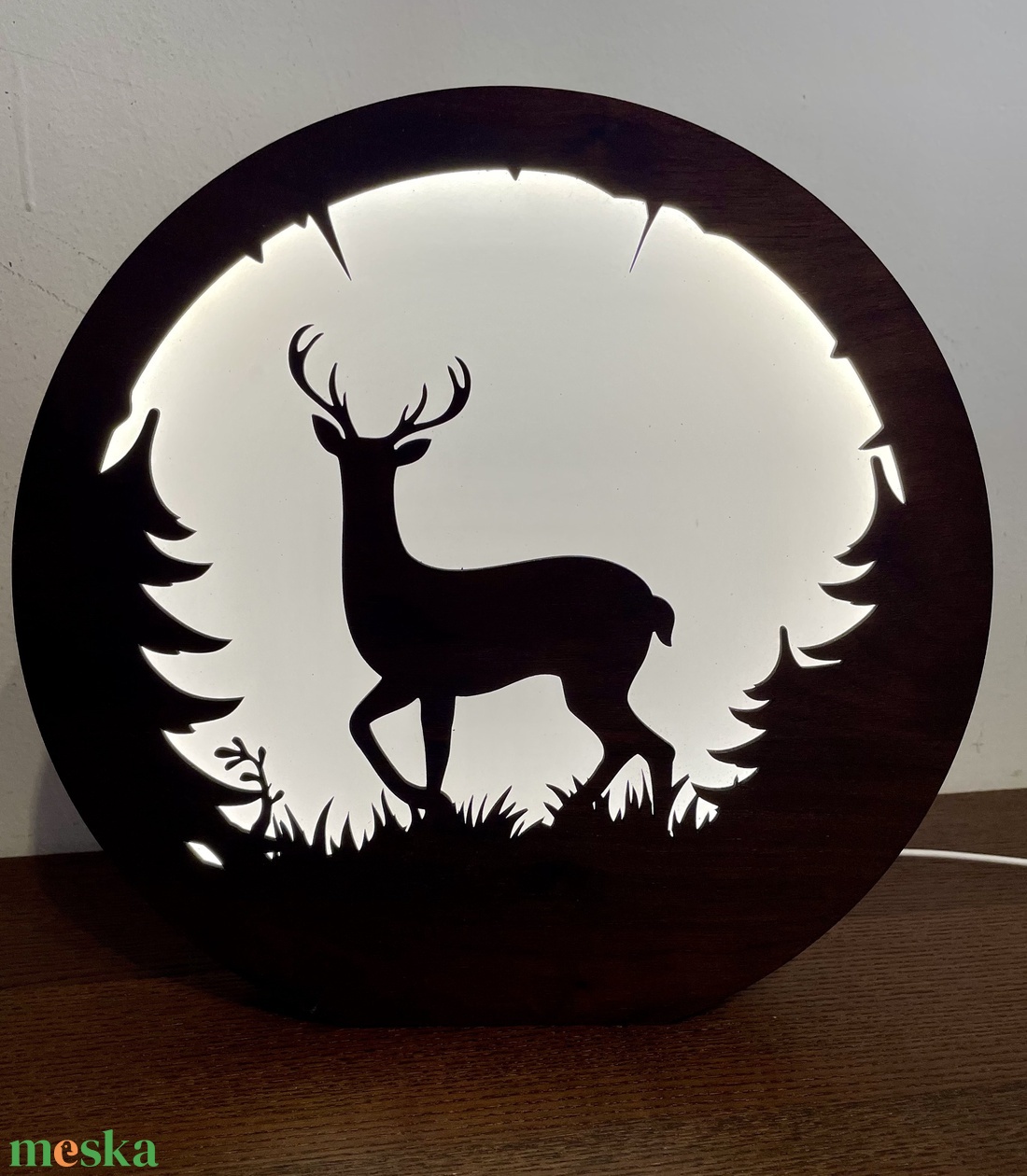 Szarvasos lámpa - Lézervágott fa lámpa szarvas mintával, meleg fehér LED világítással és fényerőszabályzós kapcsolóval - otthon & életmód - lámpa - hangulatlámpa - Meska.hu Szarvasos lámpa - Lézervágott fa lámpa szarvas mintával, meleg fehér LED világítással és fényerőszabályzós kapcsolóval - otthon & életmód - lámpa - hangulatlámpa - Meska.hu