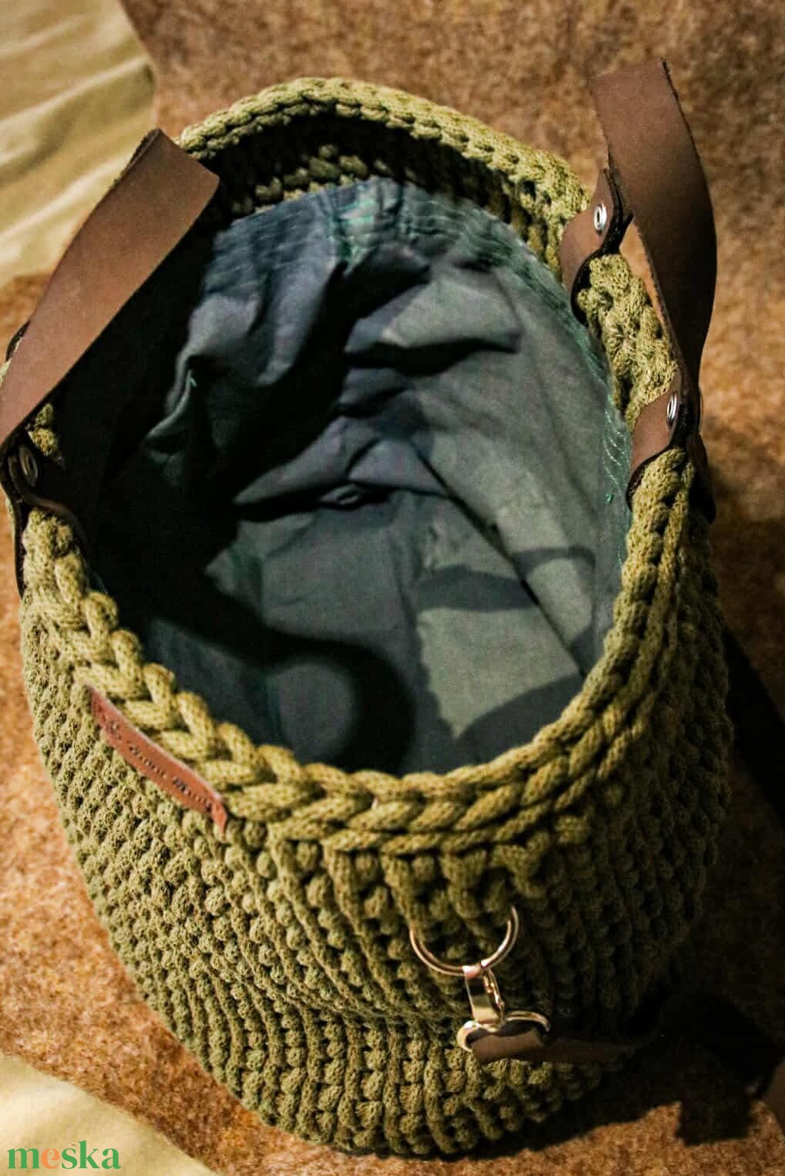 Búzaszemes horgolt kézi táska - táska & tok - kézitáska & válltáska - kézitáska - Meska.hu