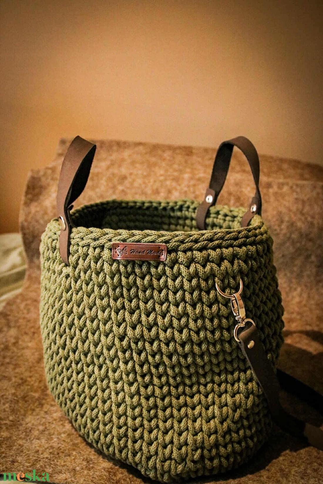 Búzaszemes horgolt kézi táska - táska & tok - kézitáska & válltáska - kézitáska - Meska.hu