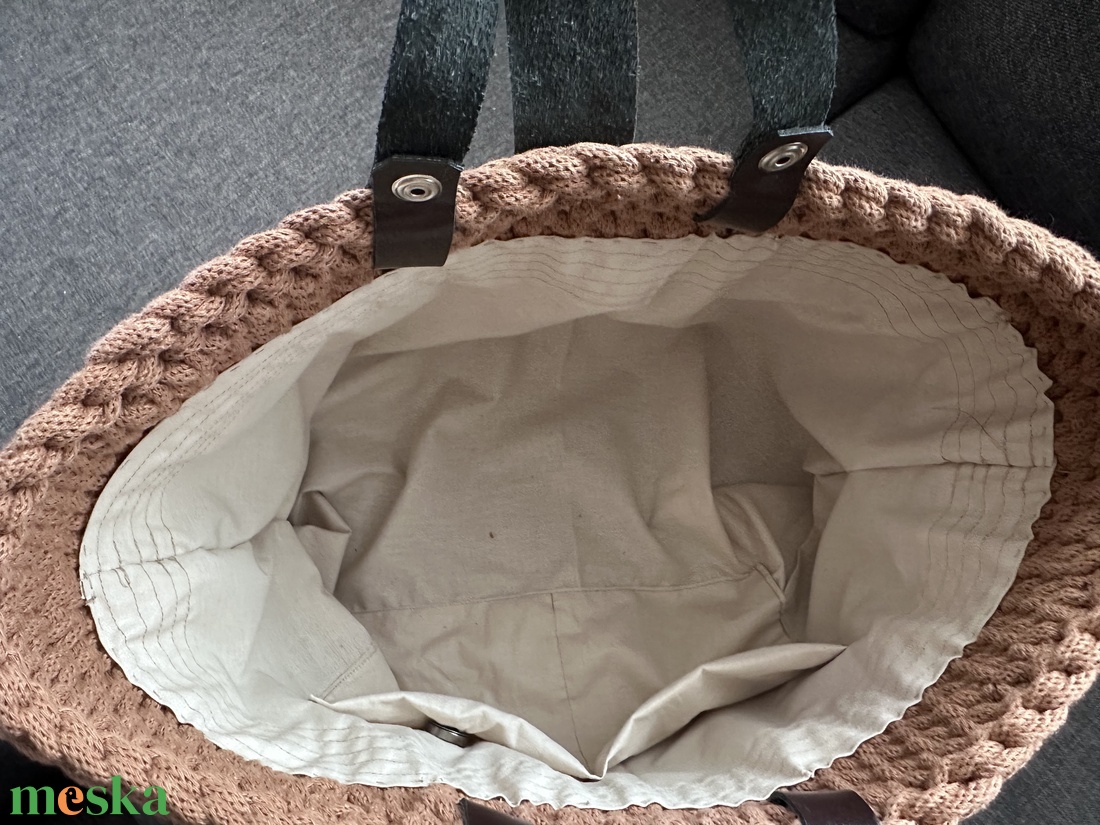 Mocha Mousse horgolt táska - táska & tok - kézitáska & válltáska - kézitáska - Meska.hu