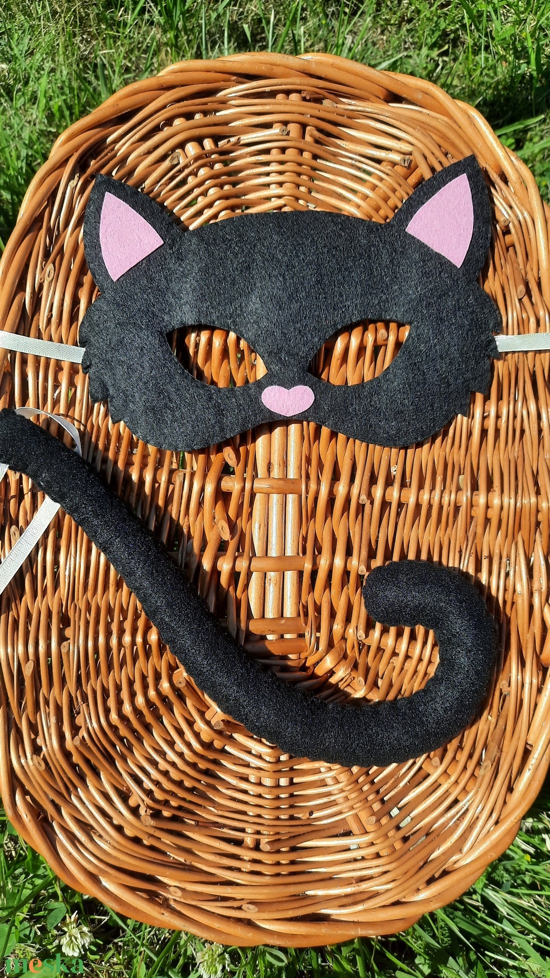 Halloween-i fekete cica jelmez  - gyerek - gyerek - Meska.hu