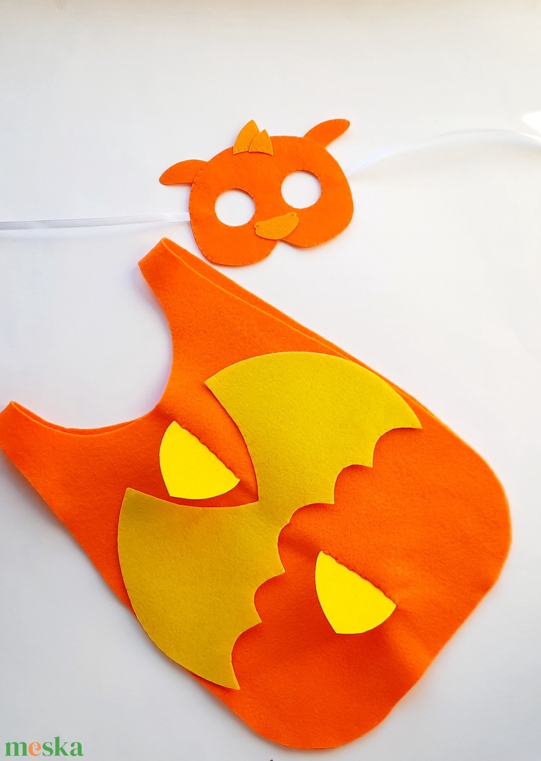 Aranyos sárkány farsangi jelmez fiúknak - ruha & divat - jelmez & álarc - álarc - Meska.hu