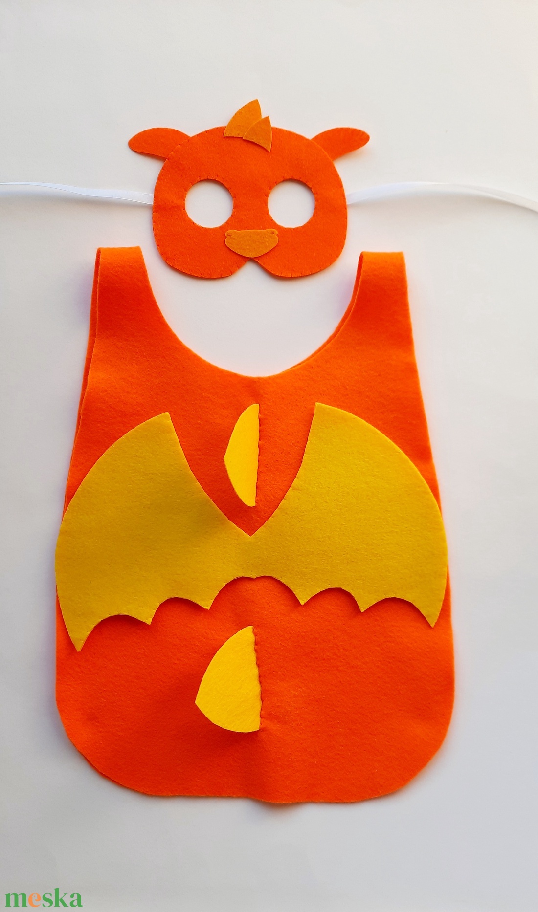 Aranyos sárkány farsangi jelmez fiúknak - ruha & divat - jelmez & álarc - álarc - Meska.hu