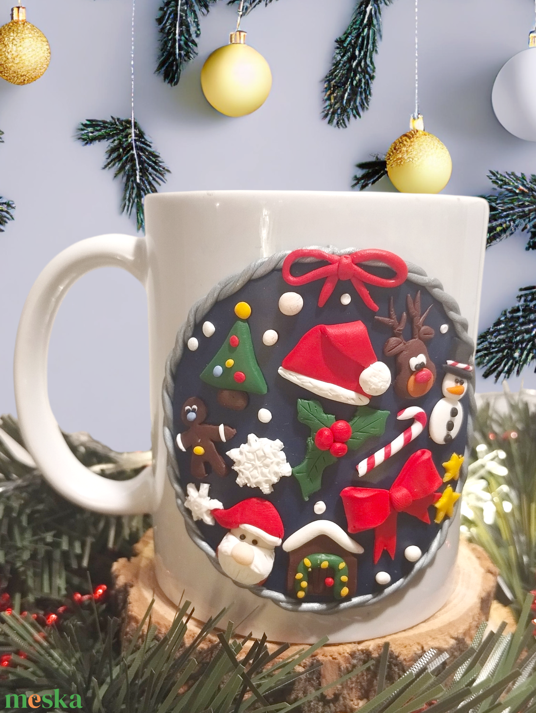 Karácsonyi bögre - otthon & életmód - konyhafelszerelés, tálalás - tálalás - bögre & csésze - Meska.hu