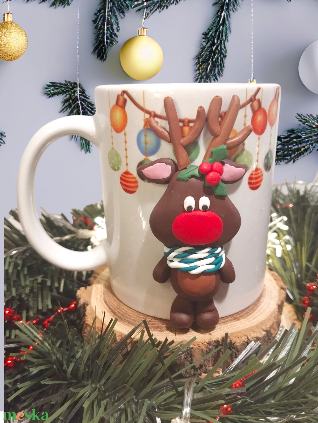 Karácsonyi bögre - otthon & életmód - konyhafelszerelés, tálalás - tálalás - bögre & csésze - Meska.hu