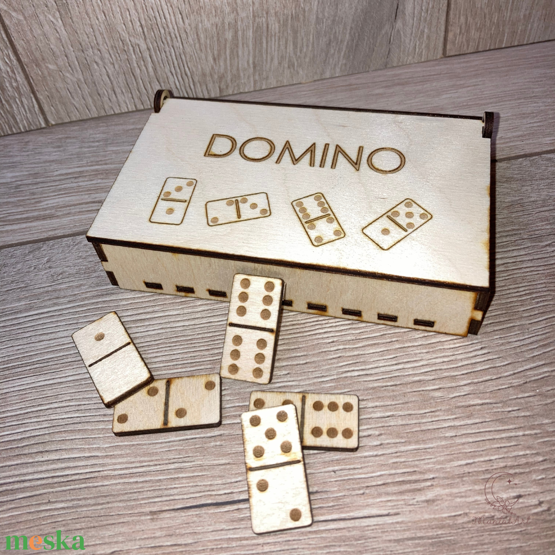 Fa domino dobozban - játék & sport - táblajáték és kártyajáték - társasjátékok - Meska.hu Fa domino dobozban - játék & sport - táblajáték és kártyajáték - társasjátékok - Meska.hu