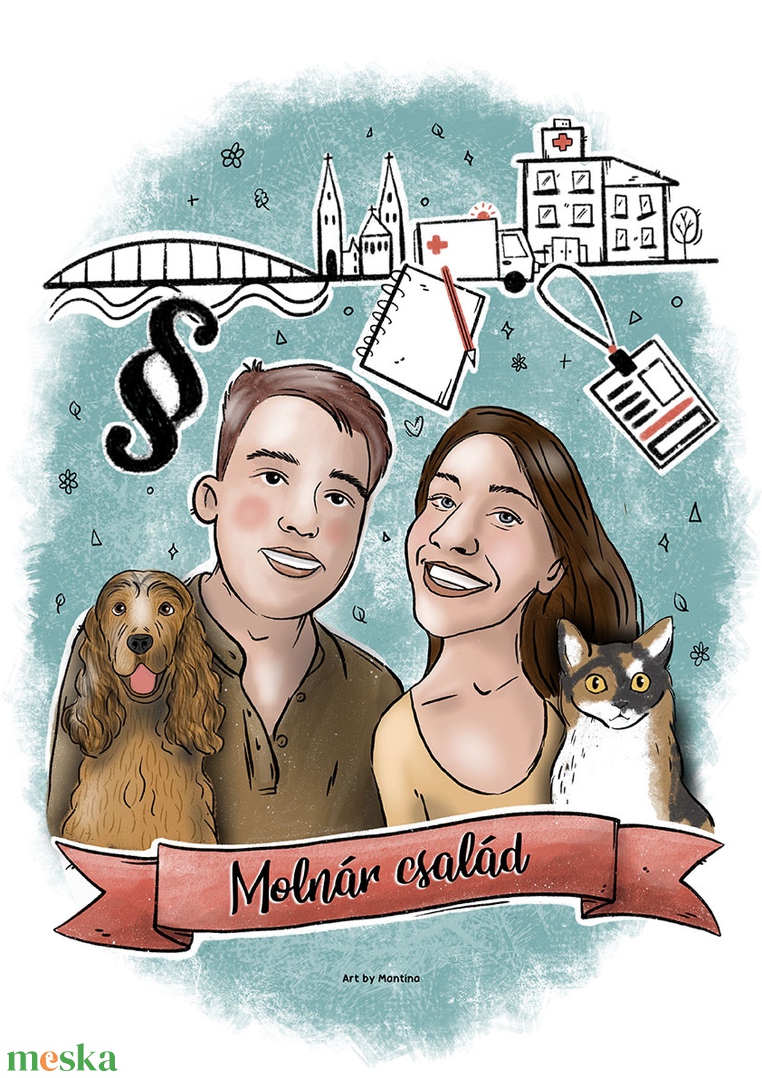 Mirkaland - 2-3 fős egyedi portrérajz - művészet - grafika & illusztráció - digitális - Meska.hu Mirkaland - 2-3 fős egyedi portrérajz - művészet - grafika & illusztráció - digitális - Meska.hu