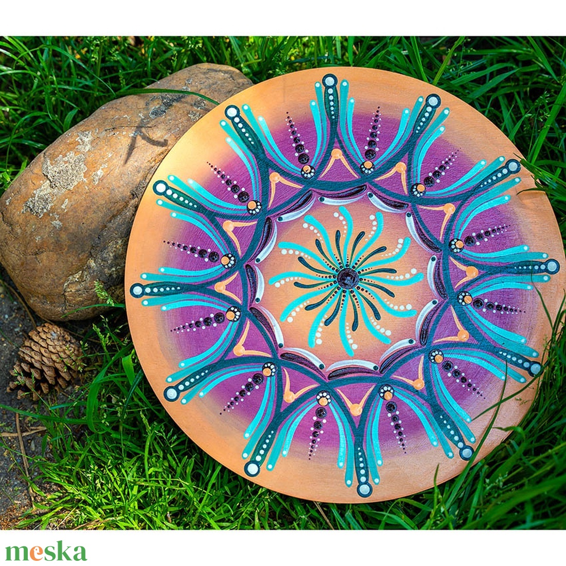 Hajnal mandala 30 cm - otthon & életmód - dekoráció - spiritualitás - mandala - Meska.hu Hajnal mandala 30 cm - otthon & életmód - dekoráció - spiritualitás - mandala - Meska.hu
