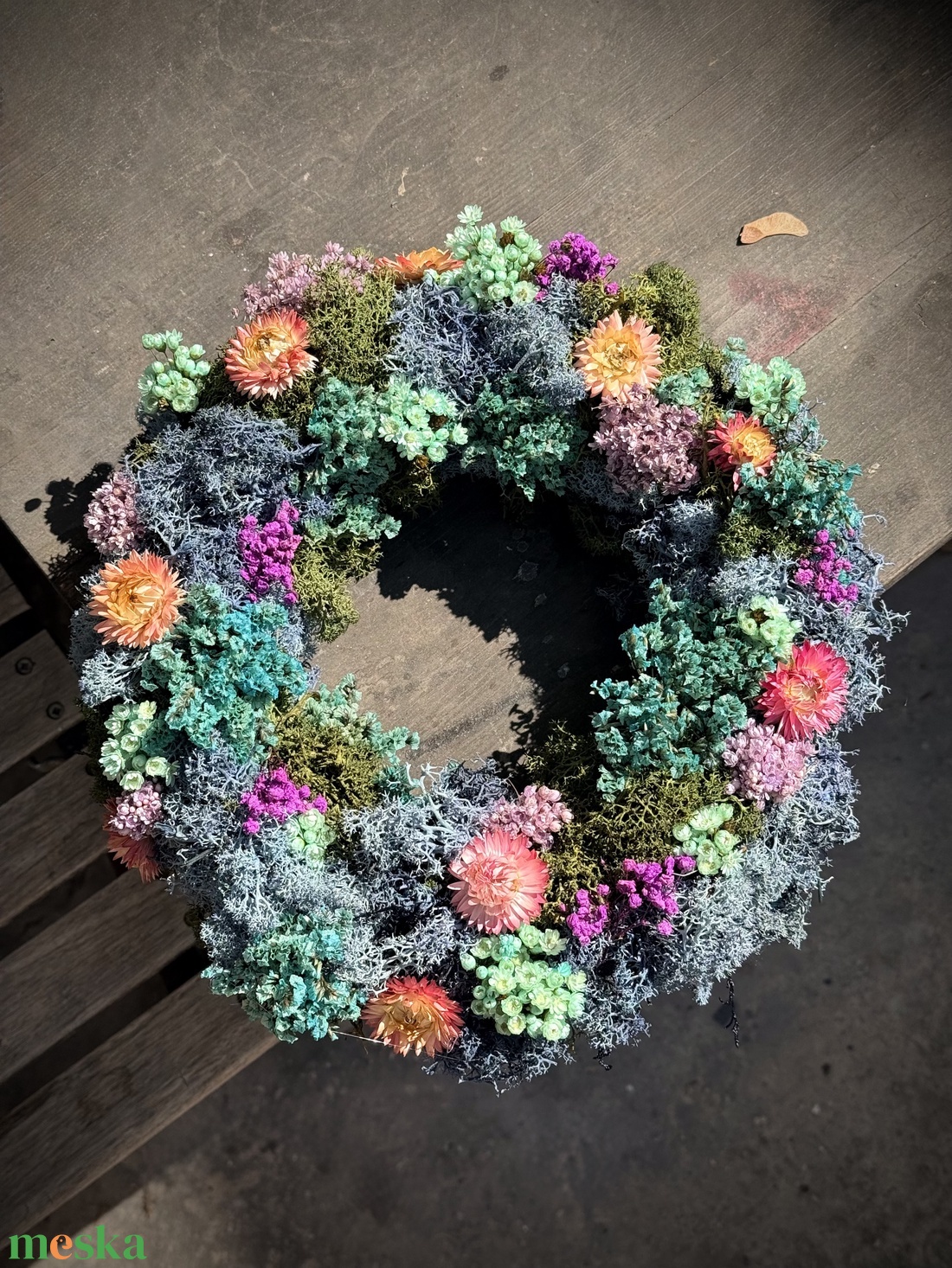 Tavaszi koszorú - ajtódísz - otthon & életmód - dekoráció - ajtó- és ablak dekoráció - ajtódísz & kopogtató - Meska.hu