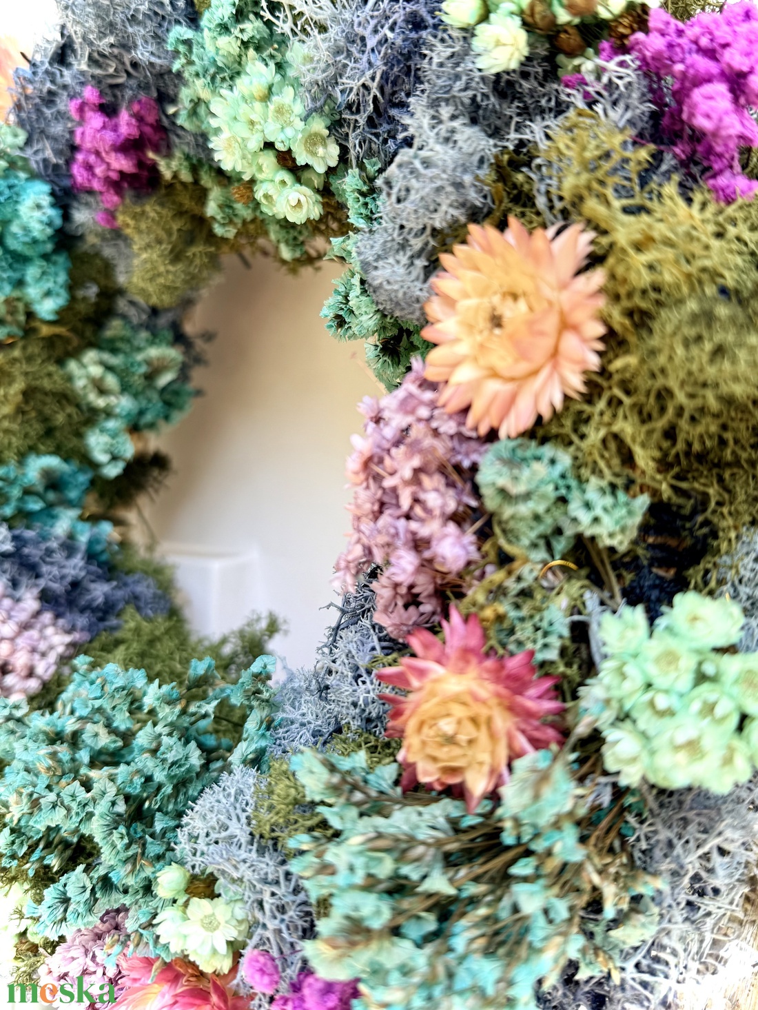 Tavaszi koszorú - ajtódísz - otthon & életmód - dekoráció - ajtó- és ablak dekoráció - ajtódísz & kopogtató - Meska.hu