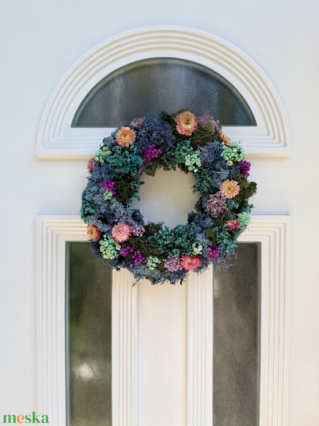 Tavaszi koszorú - ajtódísz - otthon & életmód - dekoráció - ajtó- és ablak dekoráció - ajtódísz & kopogtató - Meska.hu