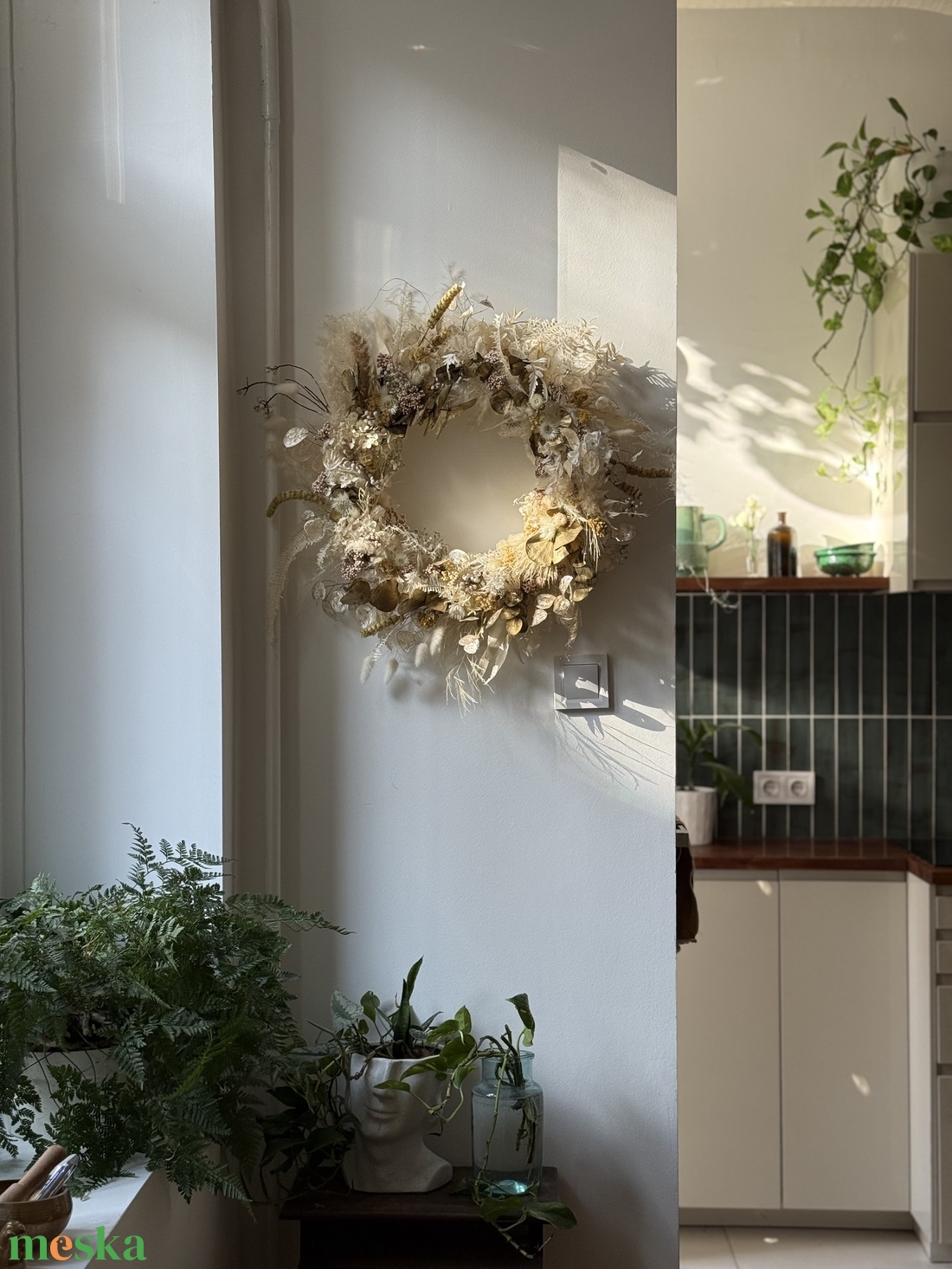 Tavaszi koszorú - ajtódísz - otthon & életmód - dekoráció - ajtó- és ablak dekoráció - ajtódísz & kopogtató - Meska.hu