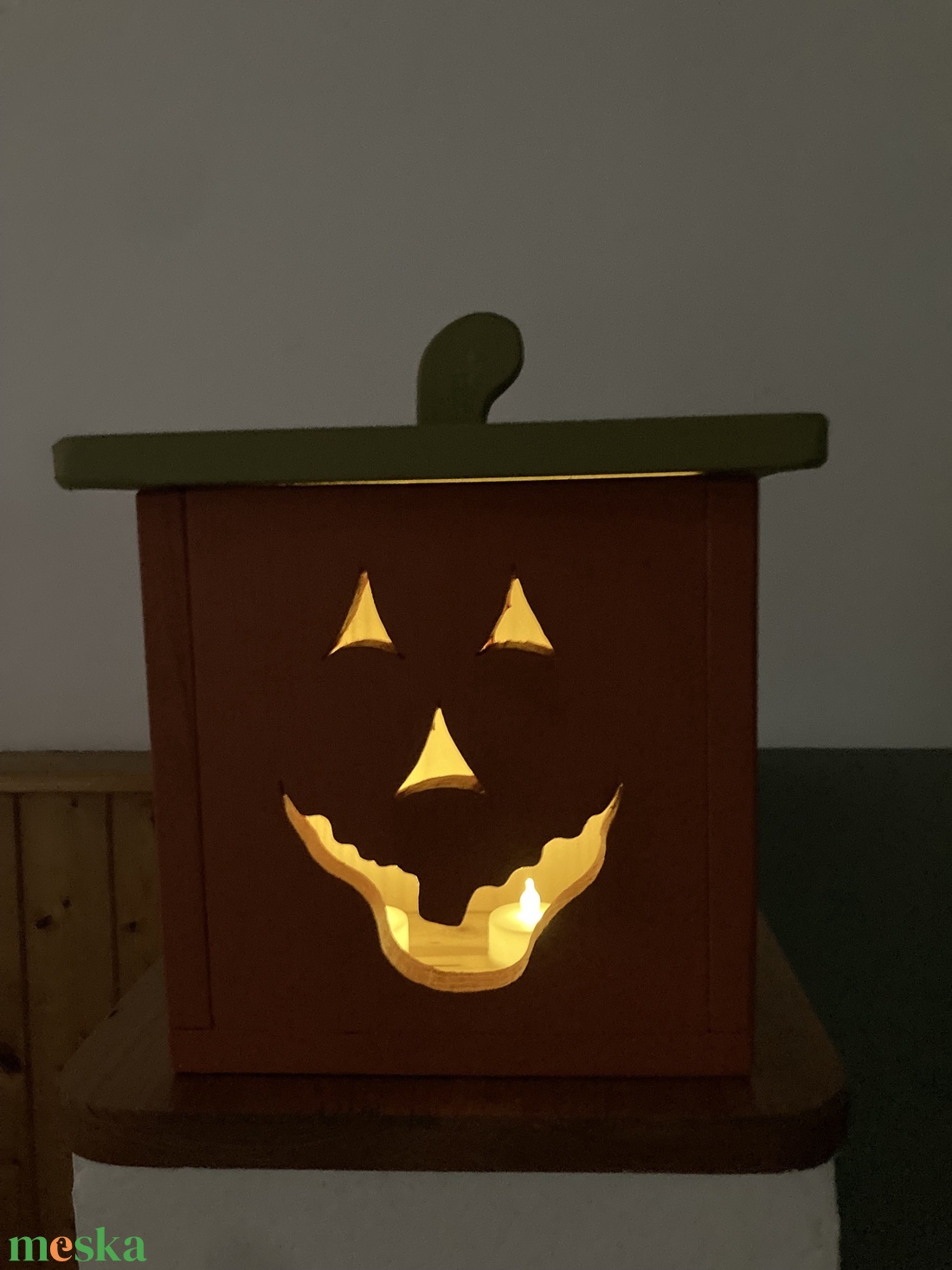 Tök lámpás fából - otthon & életmód - dekoráció - halloween - halloweeni tök és lámpás - Meska.hu Tök lámpás fából - otthon & életmód - dekoráció - halloween - halloweeni tök és lámpás - Meska.hu