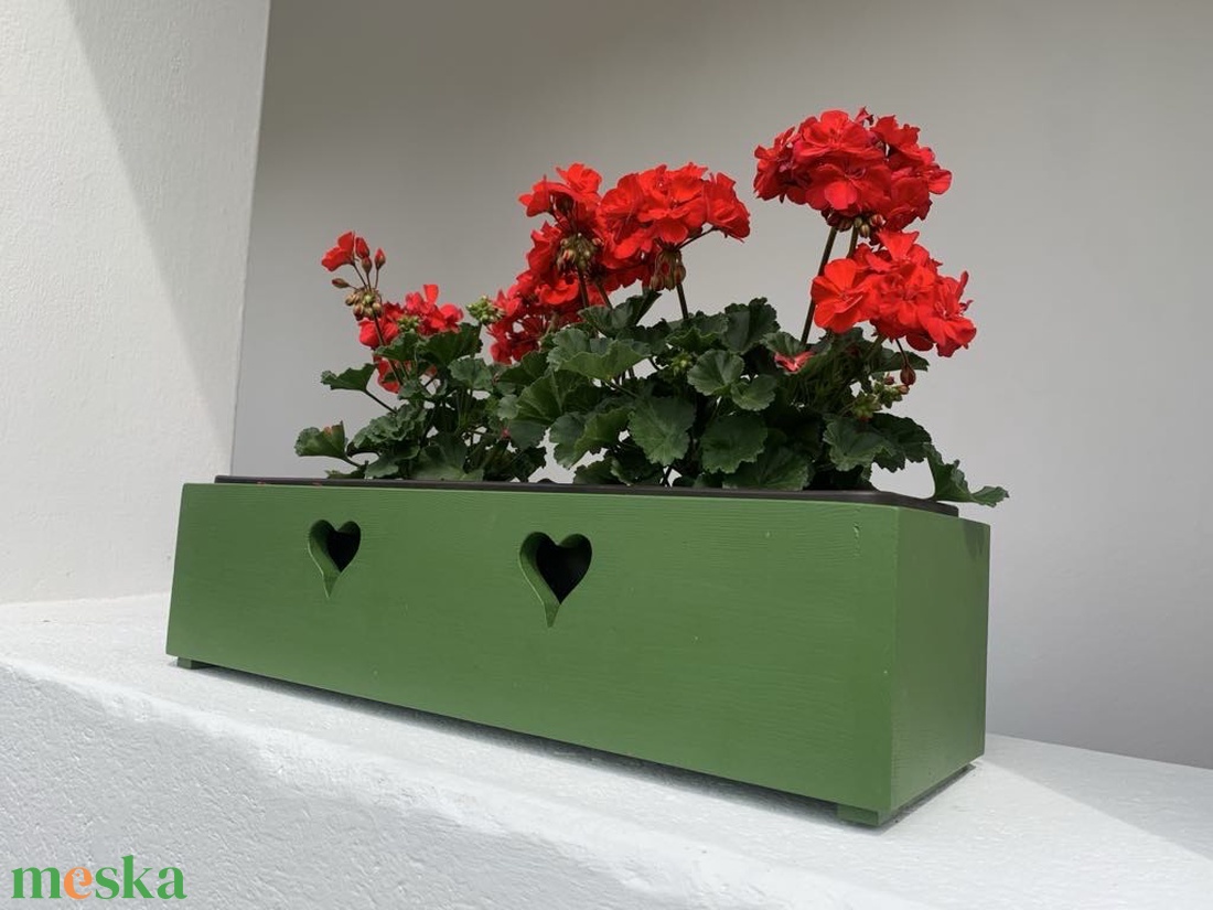 Virágláda 60cm /zöld/ - otthon & életmód - ház & kert - virágláda, balkonláda - Meska.hu Virágláda 60cm /zöld/ - otthon & életmód - ház & kert - virágláda, balkonláda - Meska.hu