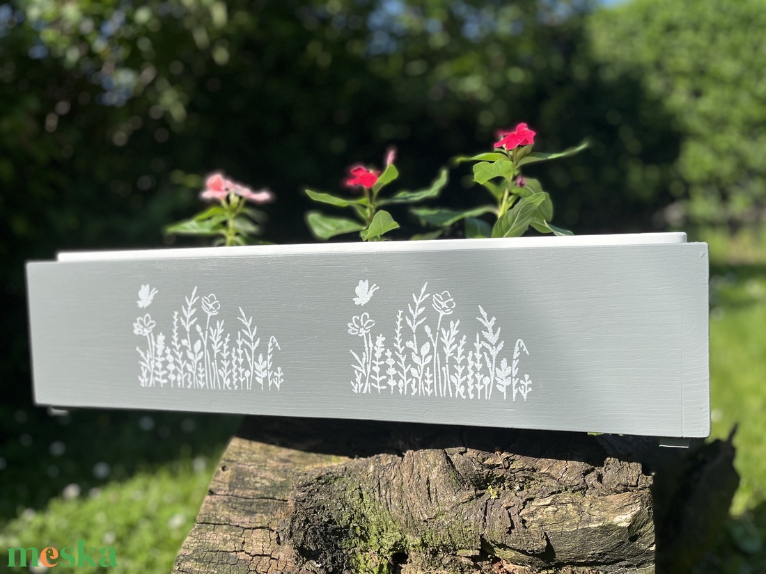 Virágláda 60cm /vadvirágos/ - otthon & életmód - ház & kert - virágláda, balkonláda - Meska.hu Virágláda 60cm /vadvirágos/ - otthon & életmód - ház & kert - virágláda, balkonláda - Meska.hu