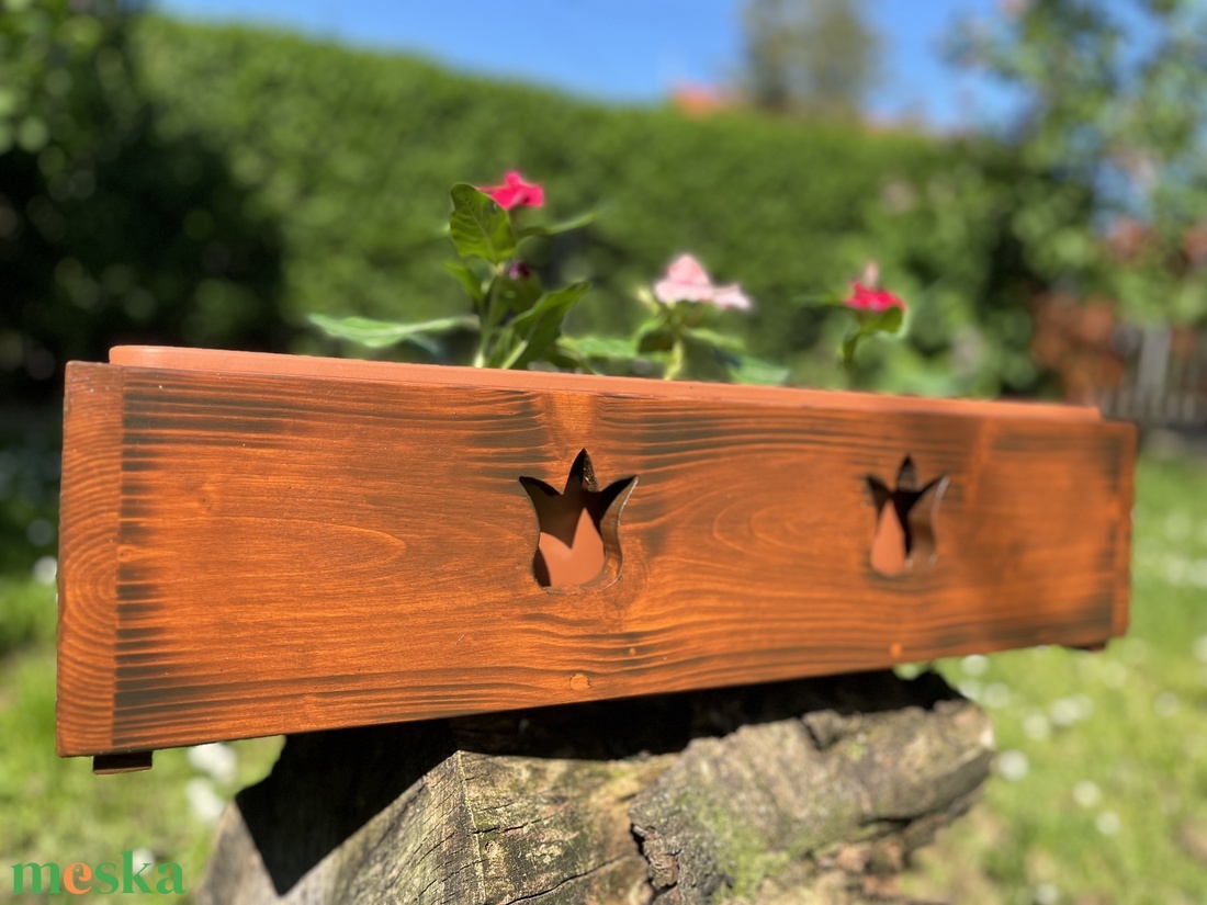 Virágláda 60cm /teak/ - otthon & életmód - ház & kert - virágláda, balkonláda - Meska.hu Virágláda 60cm /teak/ - otthon & életmód - ház & kert - virágláda, balkonláda - Meska.hu