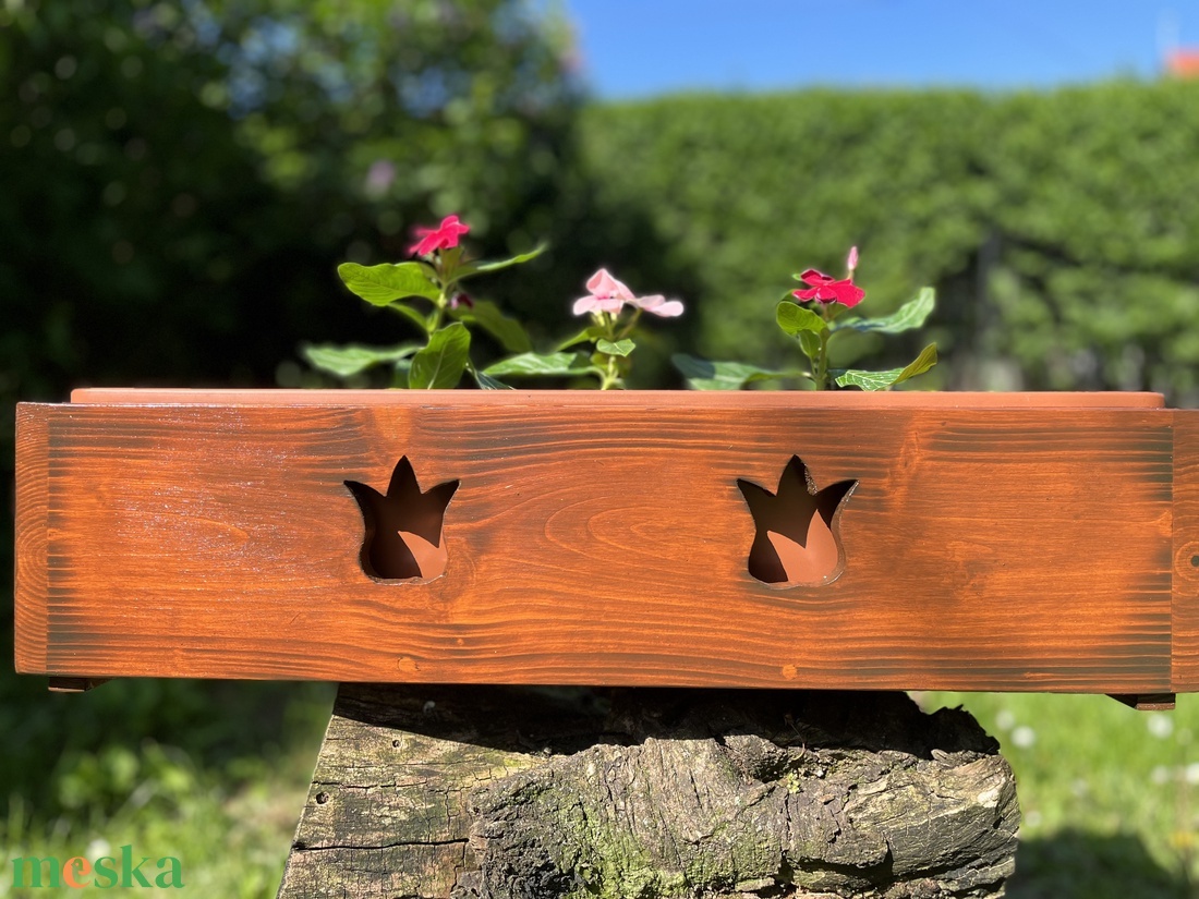 Virágláda 60cm /teak/ - otthon & életmód - ház & kert - virágláda, balkonláda - Meska.hu Virágláda 60cm /teak/ - otthon & életmód - ház & kert - virágláda, balkonláda - Meska.hu