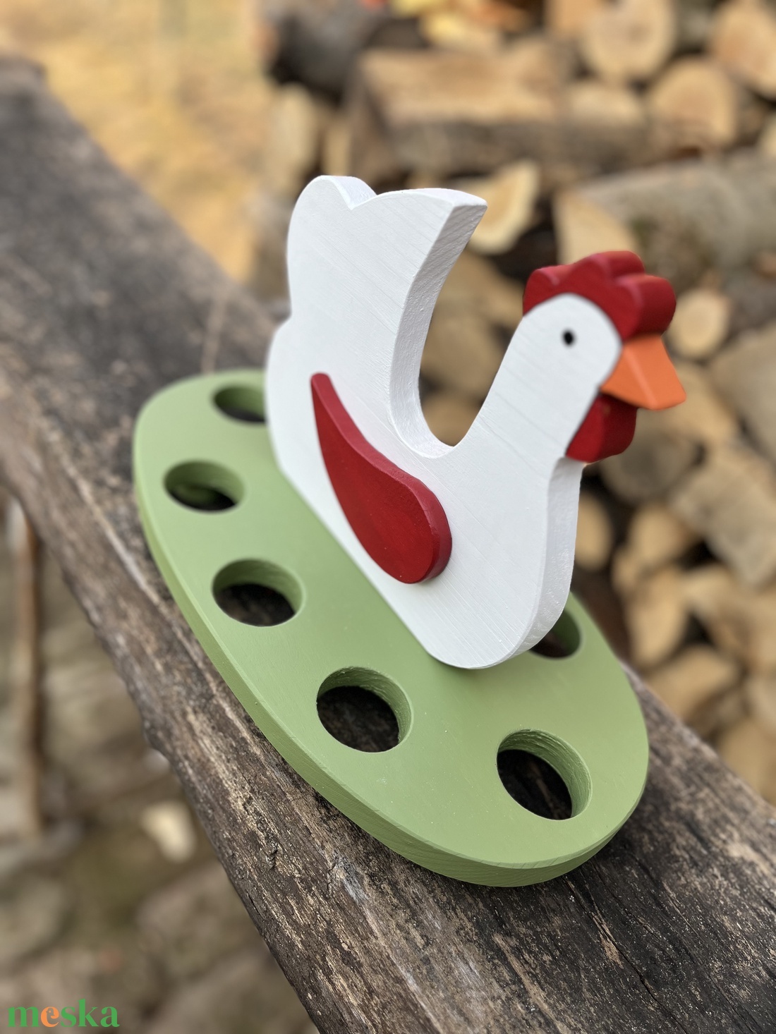 Tojástartó tyúkocska - ünnepi díszek, dekorációk - húsvéti díszek és dekorációk - húsvéti tojástartó - Meska.hu