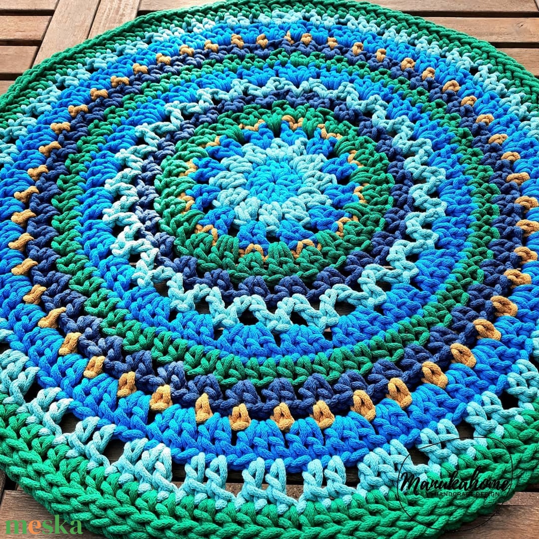 Mandala - otthon & életmód - lakástextil - szőnyeg - horgolt szőnyeg - Meska.hu Mandala - otthon & életmód - lakástextil - szőnyeg - horgolt szőnyeg - Meska.hu