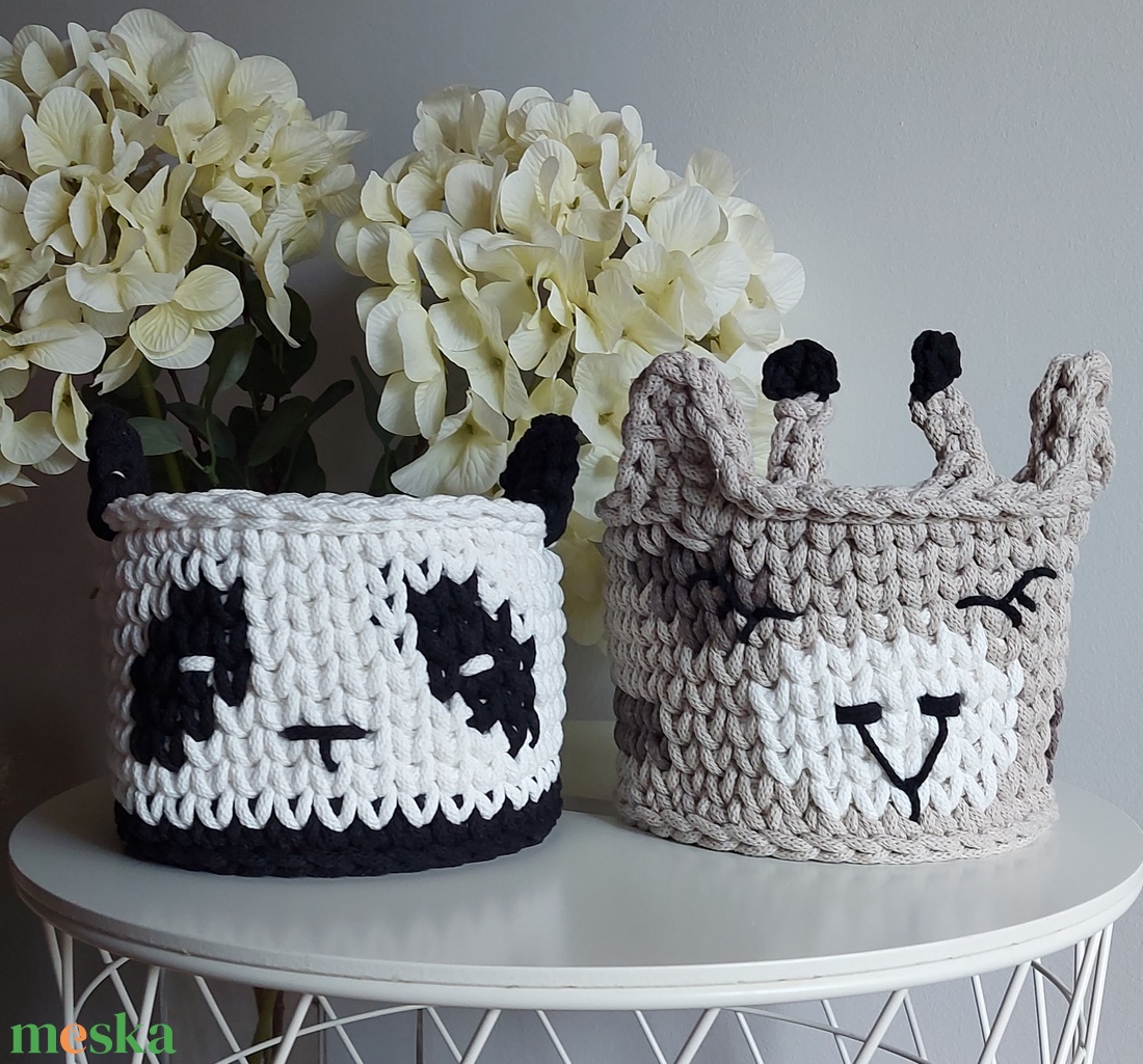 Zsiráf tárolókosár - otthon & életmód - tárolás & rendszerezés - tárolókosár - Meska.hu