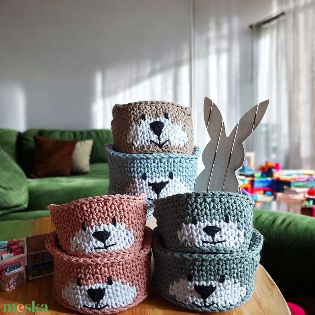 Macis kosár - otthon & életmód - tárolás & rendszerezés - tárolókosár - Meska.hu