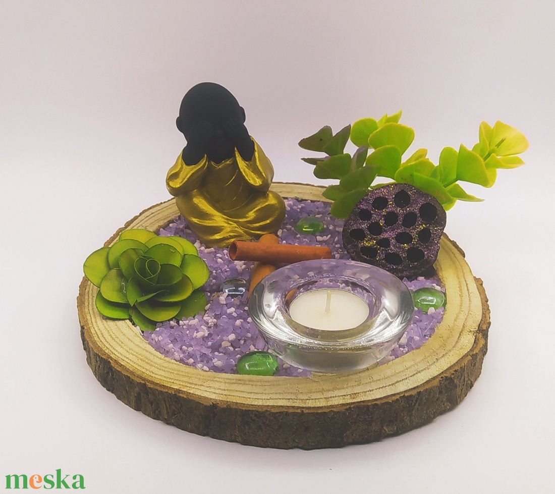 Buddha dísz, zen tál - otthon & életmód - dekoráció - asztal és polc dekoráció - asztaldísz - Meska.hu