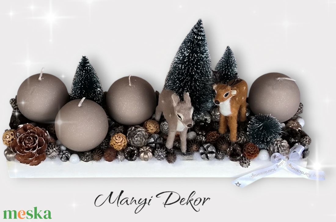 Téli erdő adventi tál - karácsony - adventi díszek - adventi asztaldísz - Meska.hu Téli erdő adventi tál - karácsony - adventi díszek - adventi asztaldísz - Meska.hu